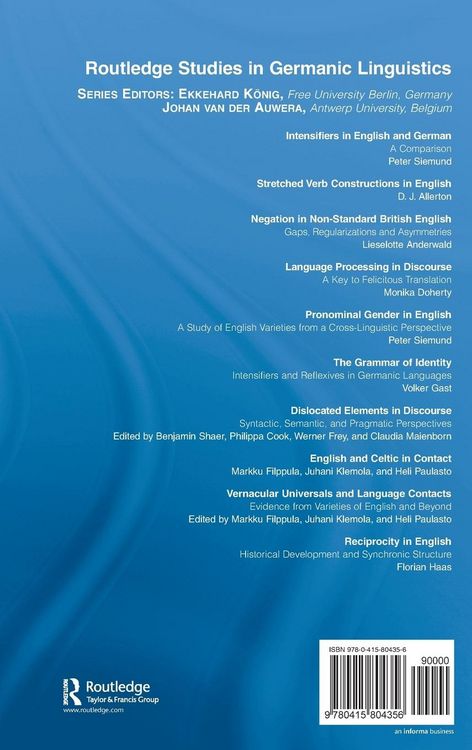 Produktbild: Reciprocity in English