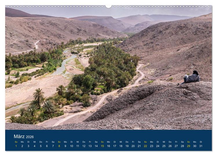 Produktbild: Marokko Traumlandschaften (Wandkalender 2026 DIN A2 quer), CALVENDO Monatskalender