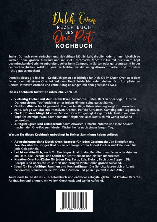 Produktbild: Dutch Oven Rezeptbuch und One Pot Kochbuch