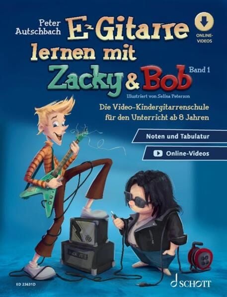 Produktbild: E-Gitarre lernen mit Zacky & Bob - Band 1