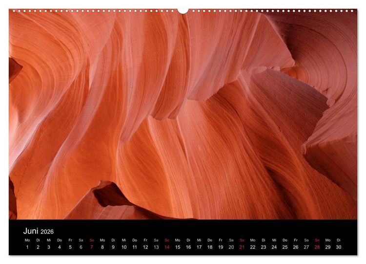 Produktbild: Sand und Stein 2026 (Wandkalender 2026 DIN A2 quer), CALVENDO Monatskalender