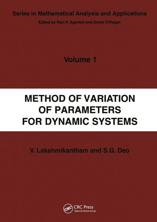 Produktbild: Method of Variation of Parameters for Dynamic Systems