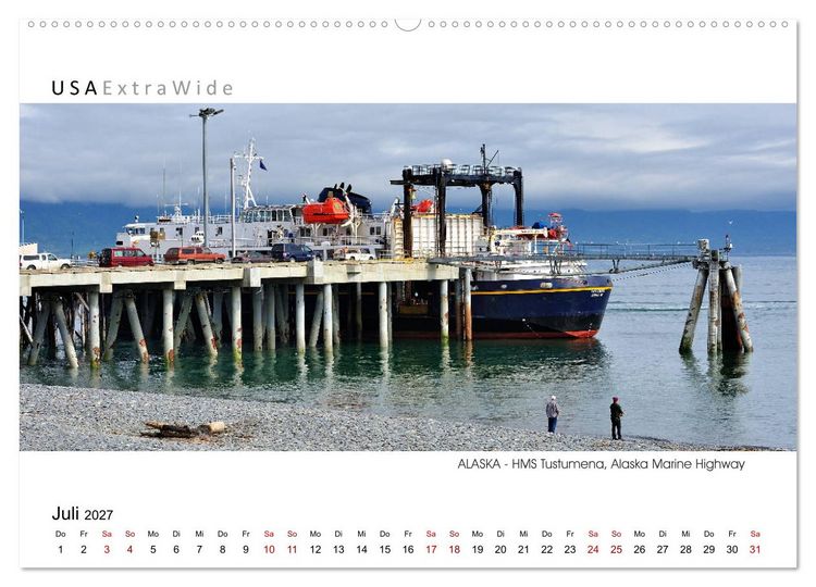 Produktbild: Entdeckungsreise durch ALASKA (hochwertiger Premium Wandkalender 2027 DIN A2 quer), Kunstdruck in Hochglanz