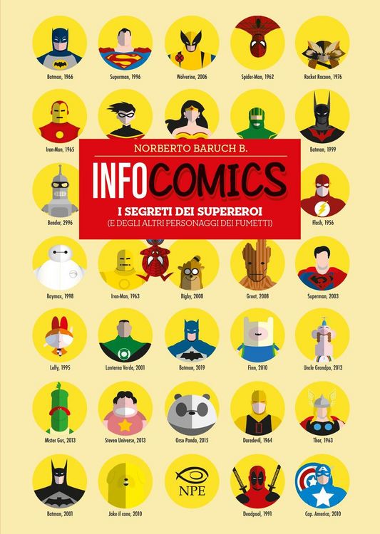 Produktbild: Infocomics. I segreti dei supereroi (e degli altri personaggi dei fumetti)