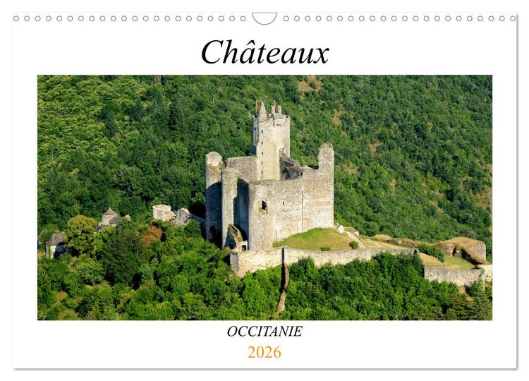Produktbild: Ch&acirc;teaux OCCITANIE (Calendrier mural 2026 DIN A3 vertical), CALVENDO calendrier mensuel