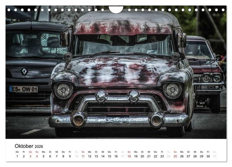 Produktbild: Custom Cars - M&auml;nnertr&auml;ume werden wahr (Wandkalender 2026 DIN A4 quer), CALVENDO Monatskalender