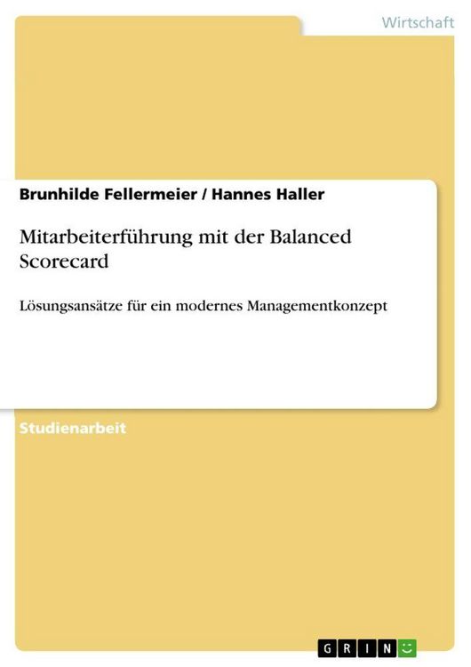 Produktbild: Mitarbeiterf&uuml;hrung mit der Balanced Scorecard
