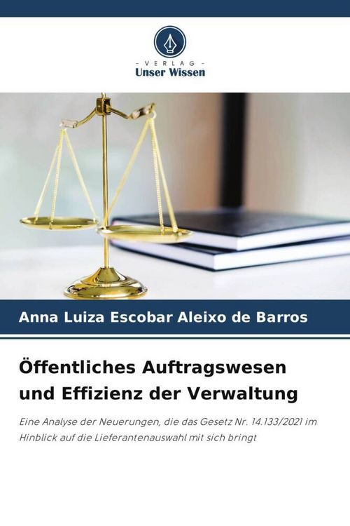 Produktbild: &Ouml;ffentliches Auftragswesen und Effizienz der Verwaltung