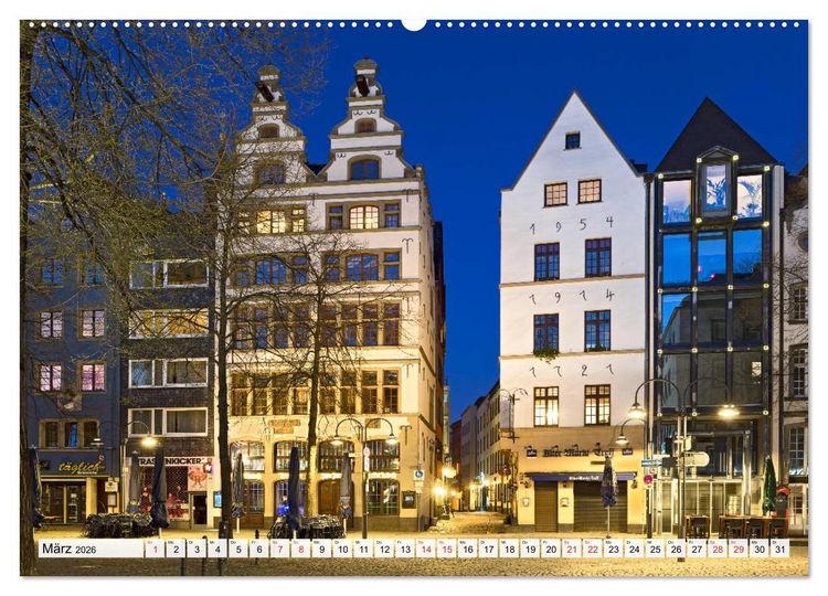 Produktbild: K&Ouml;LNER LICHTERZAUBER (hochwertiger Premium Wandkalender 2026 DIN A2 quer), Kunstdruck in Hochglanz