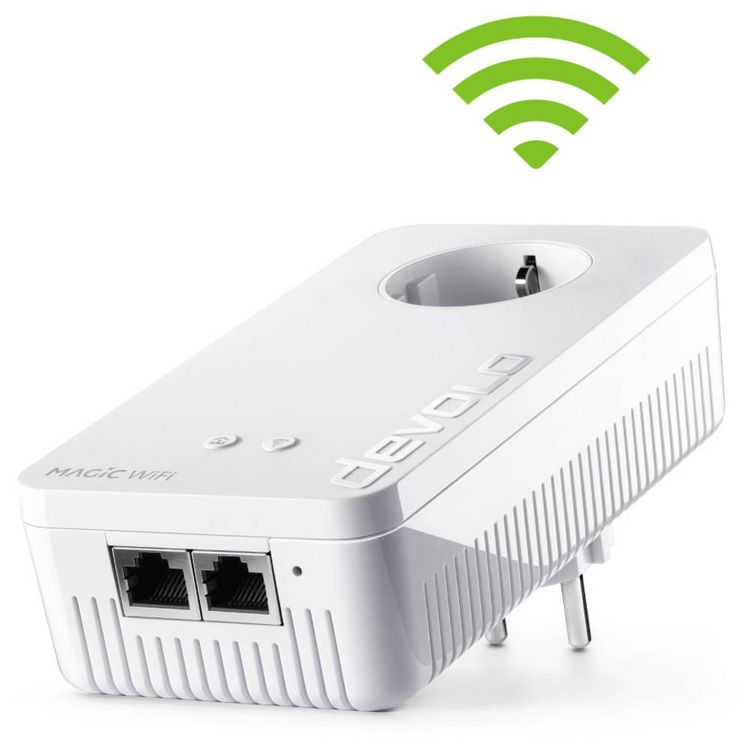 Produktbild: Devolo Magic 2 WiFi 6 next Erweiterungsadapter 07184 LAN, WLAN 2400 MBit/s