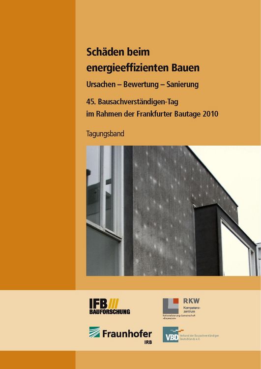 Produktbild: Sch&auml;den beim energieeffizienten Bauen.