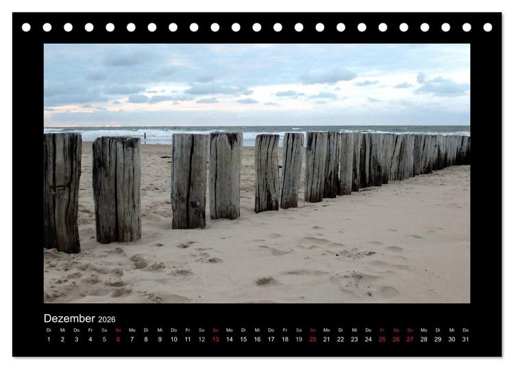 Produktbild: An der Nordsee (Tischkalender 2026 DIN A5 quer), CALVENDO Monatskalender