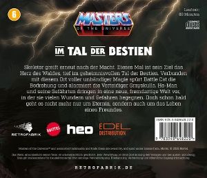 Produktbild: Masters Of The Universe- 6: Im Tal der Bestien.Tl.6,1 Audio-CD