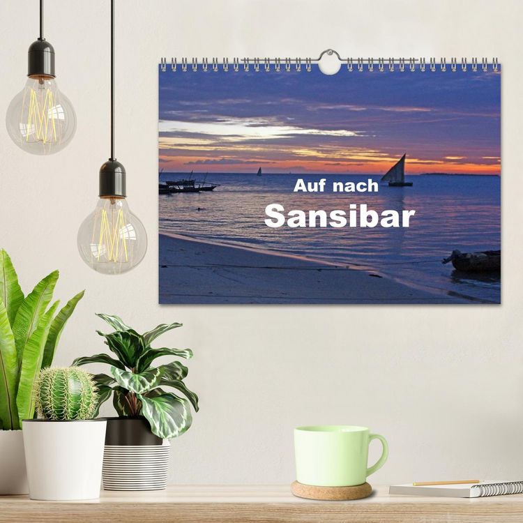 Produktbild: Auf nach Sansibar (Wandkalender 2026 DIN A4 quer), CALVENDO Monatskalender