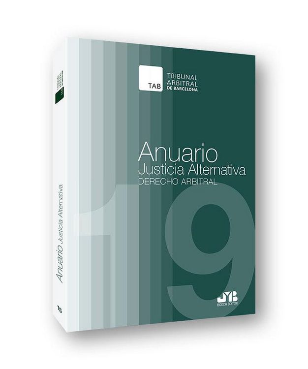 Produktbild: Anuario de justicia alternativa 15, a&ntilde;o 2019 : derecho arbitral