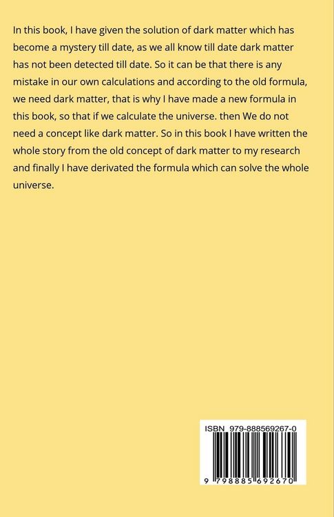 Produktbild: Gravity The Solution Of Dark Matter