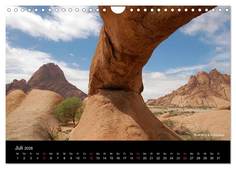 Produktbild: Namibia (Wandkalender 2026 DIN A4 quer), CALVENDO Monatskalender