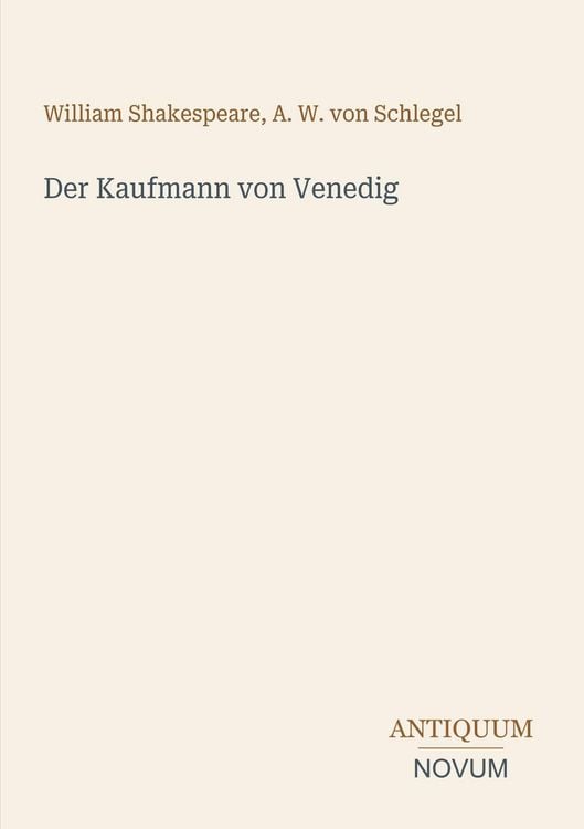 Produktbild: Der Kaufmann von Venedig