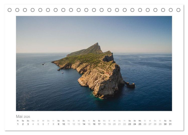 Produktbild: Mallorca - Natur pur (Tischkalender 2026 DIN A5 quer), CALVENDO Monatskalender