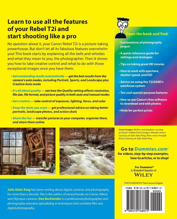 Produktbild: Canon EOS Rebel T2i/550D For Dummies