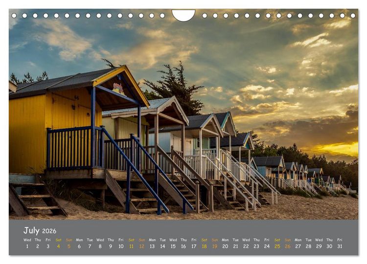 Produktbild: Sand n Sea in Norfolk (Wall Calendar 2026 DIN A4 landscape), CALVENDO 12 Month Wall Calendar