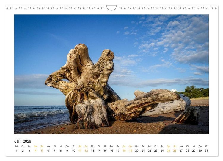 Produktbild: Fernweh Ostsee (Wandkalender 2026 DIN A3 quer), CALVENDO Monatskalender