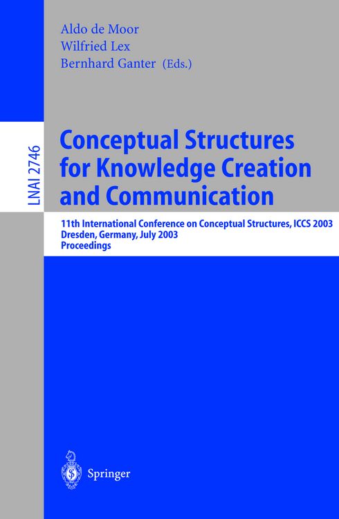Produktbild: Conceptual Structures for Knowledge Creation and Communication