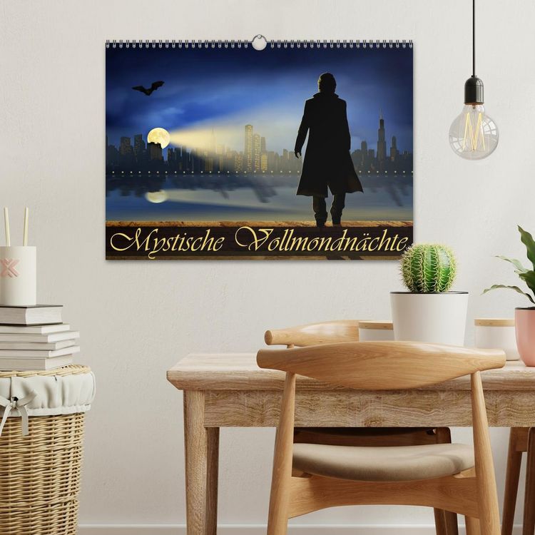 Produktbild: Mystische Vollmondn&auml;chte (Wandkalender 2026 DIN A3 quer), CALVENDO Monatskalender