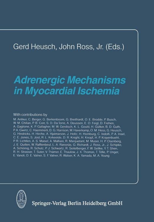 Produktbild: Adrenergic Mechanisms in Myocardial Ischemia