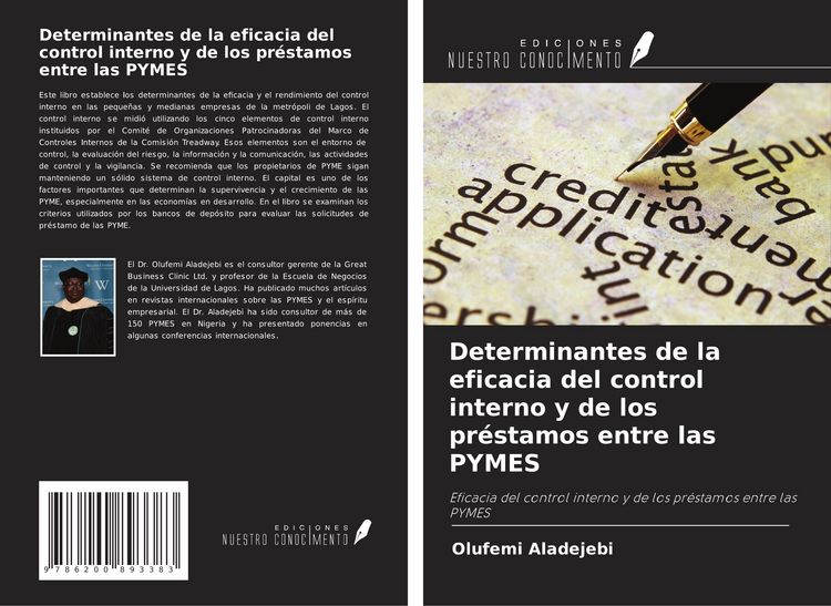 Produktbild: Determinantes de la eficacia del control interno y de los pr&eacute;stamos entre las PYMES