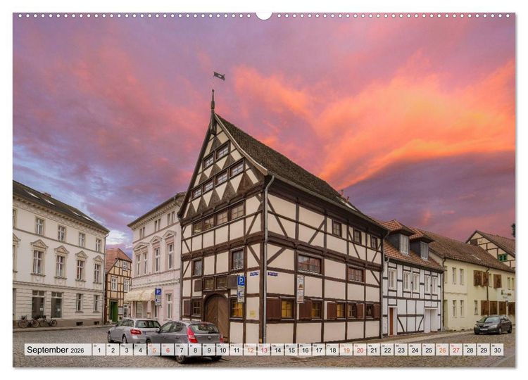 Produktbild: Perleberg Impressionen (Wandkalender 2026 DIN A2 quer), CALVENDO Monatskalender
