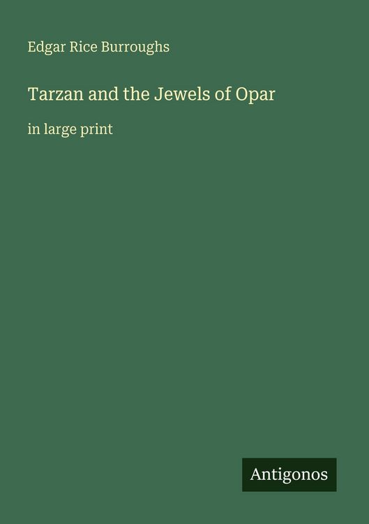 Produktbild: Tarzan and the Jewels of Opar