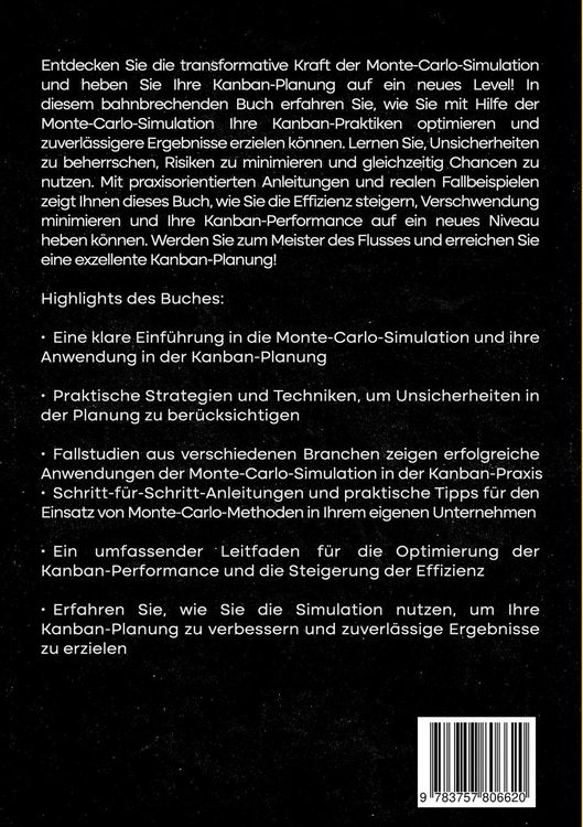 Produktbild: Kanban-Meisterklasse: Monte-Carlo-Simulation f&uuml;r eine effiziente und zuverl&auml;ssige Planung