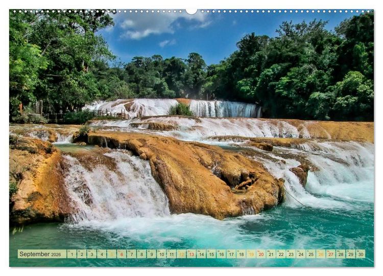 Produktbild: Mexiko - verliebt in ein atemberaubendes Land (hochwertiger Premium Wandkalender 2026 DIN A2 quer), Kunstdruck in Hochglanz