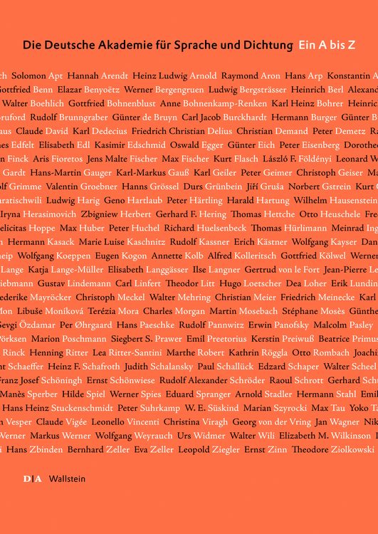 Produktbild: Die Deutsche Akademie f&uuml;r Sprache und Dichtung. Ein A bis Z