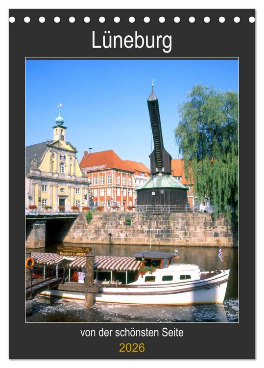 Produktbild: L&uuml;neburg, von der sch&ouml;nsten Seite (Tischkalender 2026 DIN A5 hoch), CALVENDO Monatskalender