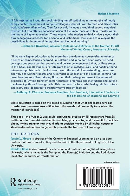 Produktbild: Understanding Writing Transfer