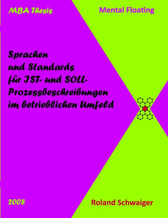 Produktbild: Sprachen und Standards f&uuml;r IST- und SOLL-Prozessbeschreibungen im betrieblichen Umfeld