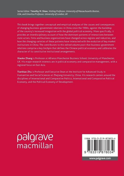 Produktbild: Business, Government and Economic Institutions in China
