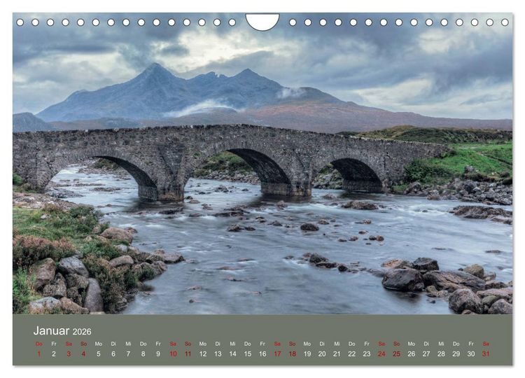 Produktbild: Isle of Skye, die raue schottische Sch&ouml;nheit (Wandkalender 2026 DIN A4 quer), CALVENDO Monatskalender