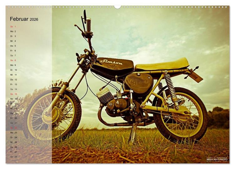 Produktbild: Simson S51 (Wandkalender 2026 DIN A2 quer), CALVENDO Monatskalender