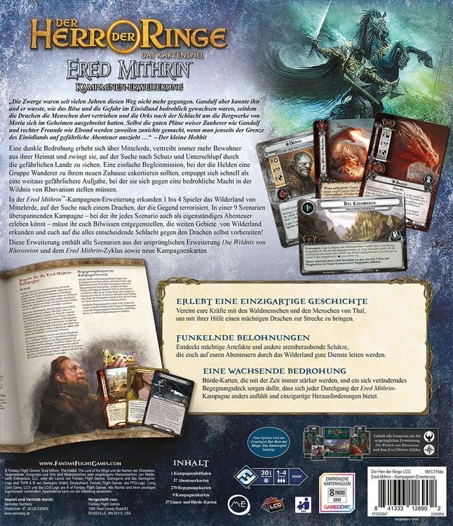 Produktbild: Der Herr der Ringe: Das Kartenspiel Ered Mithrin (Kampagnen-Erweiterung)