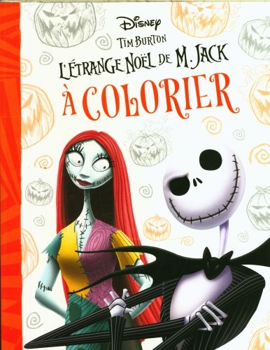 Produktbild: L'&eacute;trange No&euml;l de M. Jack &agrave; colorier. Tim Burton