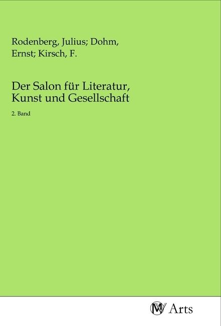 Produktbild: Der Salon f&uuml;r Literatur, Kunst und Gesellschaft
