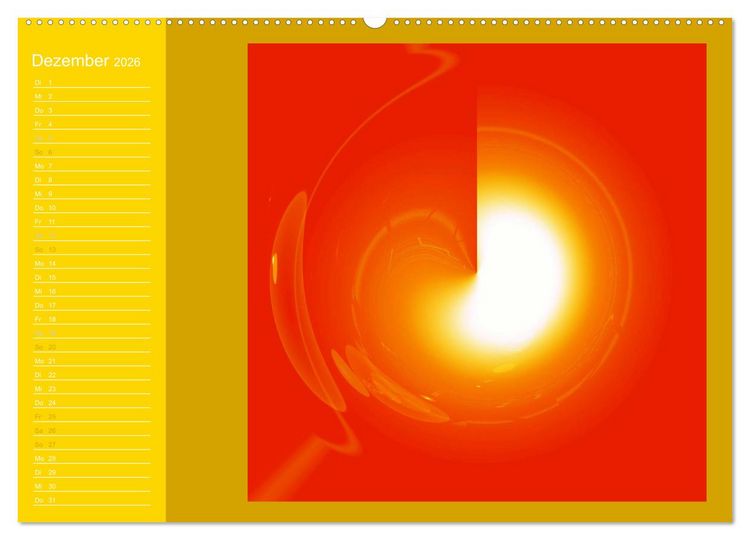 Produktbild: Licht-Portale 2026 (Wandkalender 2026 DIN A2 quer), CALVENDO Monatskalender