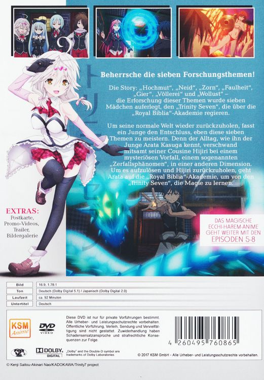 Produktbild: Trinity Seven Vol. 2 - Episode 05-08