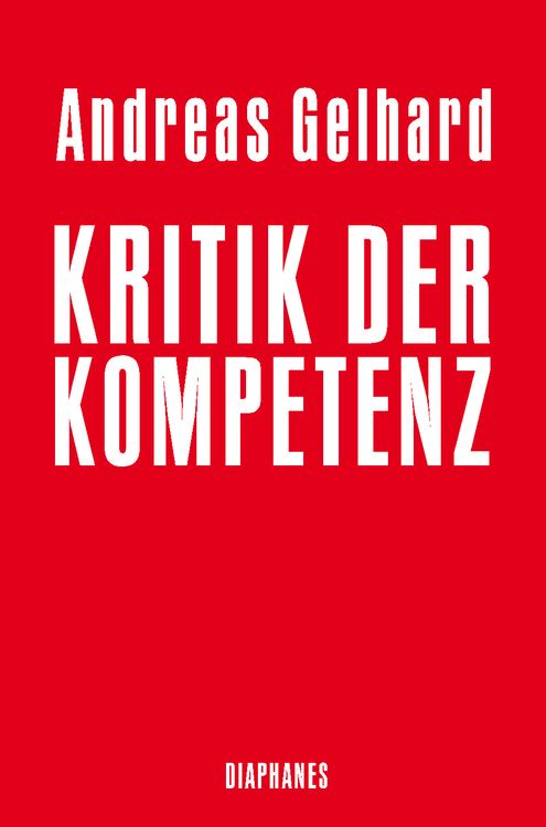 Produktbild: Kritik der Kompetenz