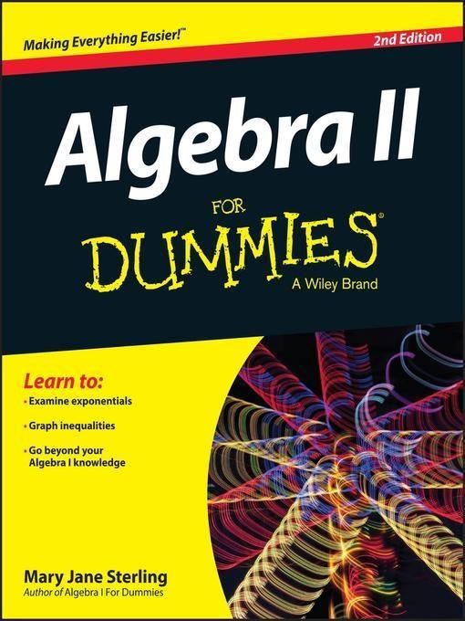 Produktbild: Algebra II For Dummies