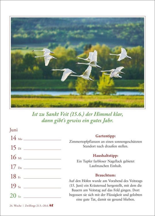 Produktbild: Bauernweisheiten Wochenkalender 2027 - Bauernregeln, Brauchtum, Gartentipps, Haushaltstipps