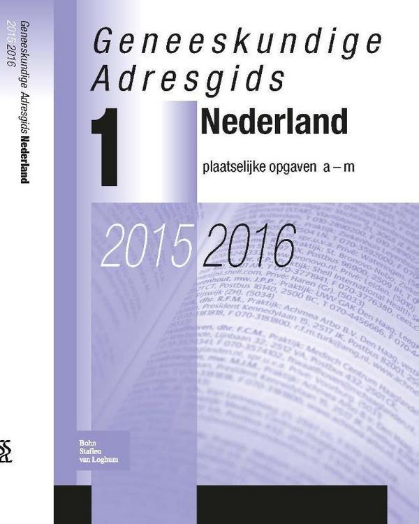 Produktbild: Geneeskundige Adresgids 2015-2016